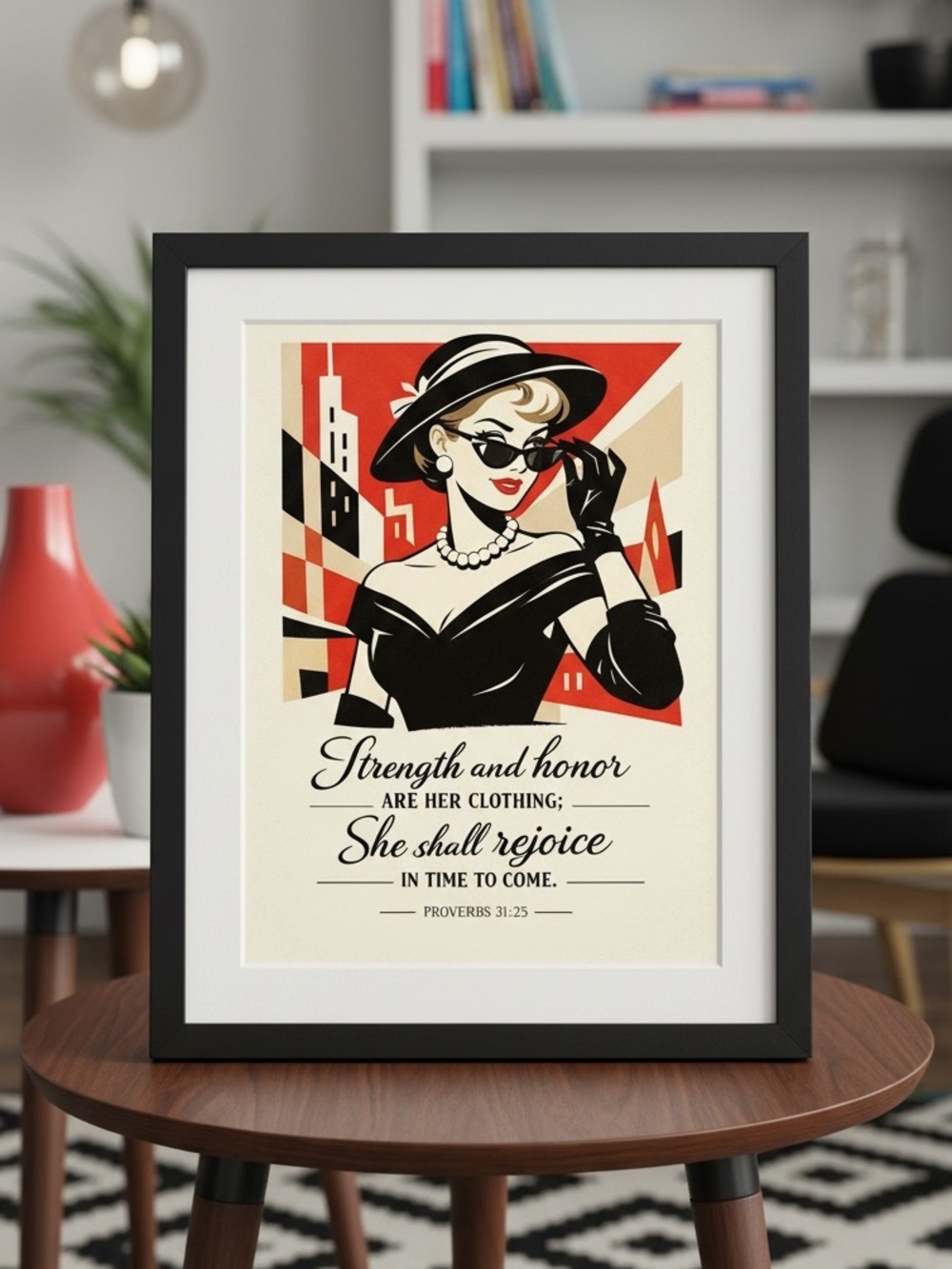 DDS Art Print, 8x10, Bible Verse, Paper Print, Unframed, Woman Series